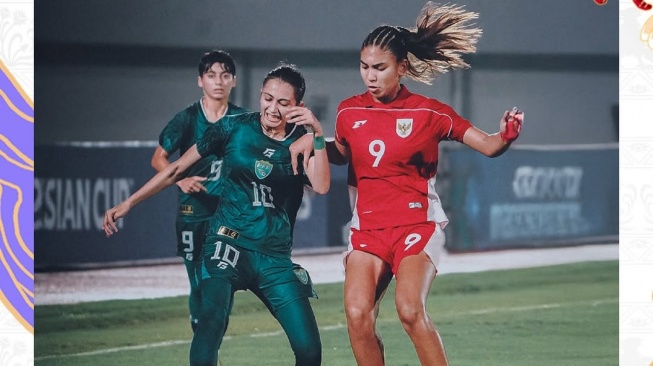 Dihajar Pakistan 0-2, Timnas Putri Indonesia Terancam Gagal ke Piala Asia 2026