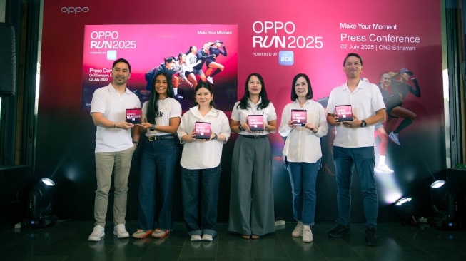 Jumpa pers OPPO RUN 2025 di Jakarta, Rabu (2/7/2025). [Oppo Indonesia]