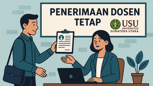 USU Buka Lowongan Dosen Tetap 2025, Ini Syarat, Jadwal, dan Link Pendaftaran