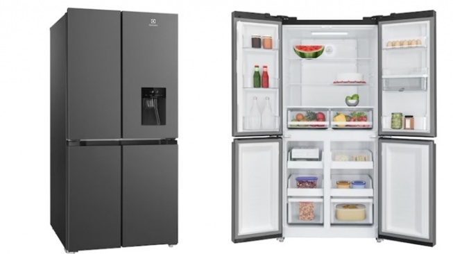 Electrolux Kulkas 4 Pintu 537L EQE4960A-B (Electrolux)