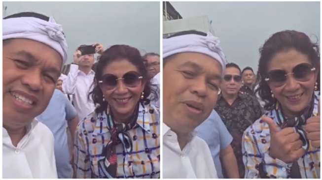 Saat Dedi Mulyadi bertemu dengan  mantan menteri Kelautan dan Perikanan, Susi Pudjiastuti (Instagram)