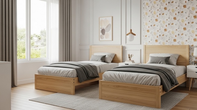Desain Kamar minimalis untuk anak (Design by Gemini AI)
