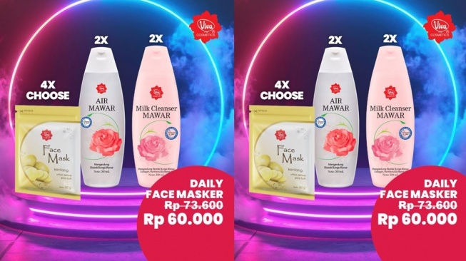 Promo skincare Viva Juli 2025. (beliviva.vivacosmetic.com)