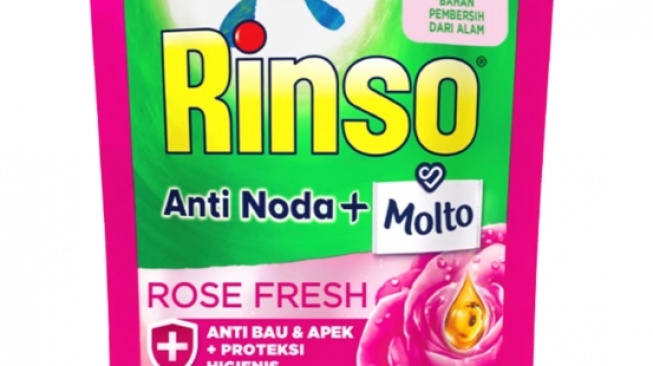 Rinso Molto Deterjen Cair Rose Fresh. [Shopee]