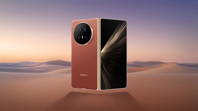 Honor Magic V5 resmi dikenalkan sebagai HP lipat paling tipis di dunia. [Honor China\