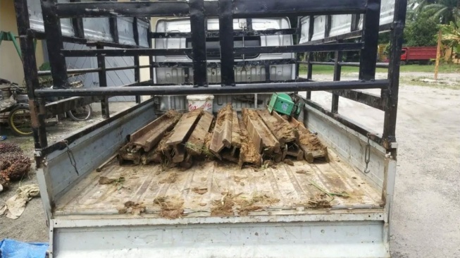 6 Orang di Asahan Curi Besi Rel Kereta Api, Rugikan Rp 47 Juta