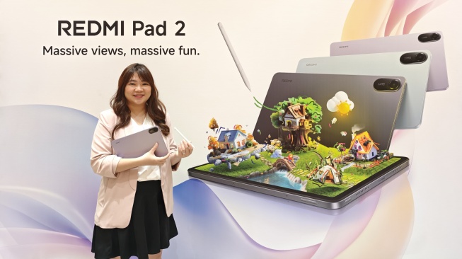 Redmi Pad 2 Rilis ke Indonesia, Tablet Murah Xiaomi Harga Rp 2 Jutaan