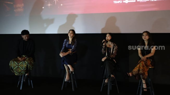 Konferensi pers film pendek "Karya untuk Negeri" yang dilakukan di Mall Central Pakr, Jakarta Barat, Kamis (3/7/2025). [Rena Pangesti/Suara.com]