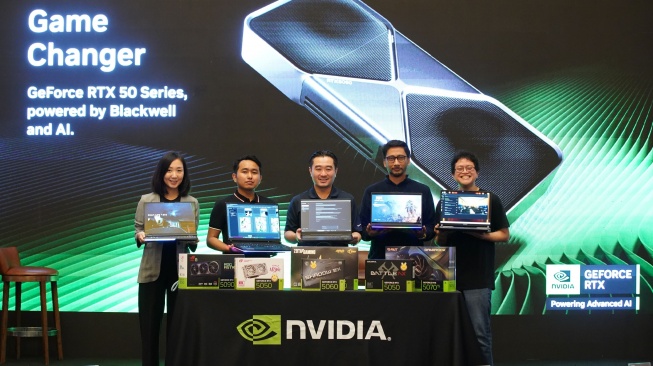 NVIDIA Luncurkan Kartu Grafis dan Laptop Terbaru RTX 50 Series di Jakarta. [NVIDIA]