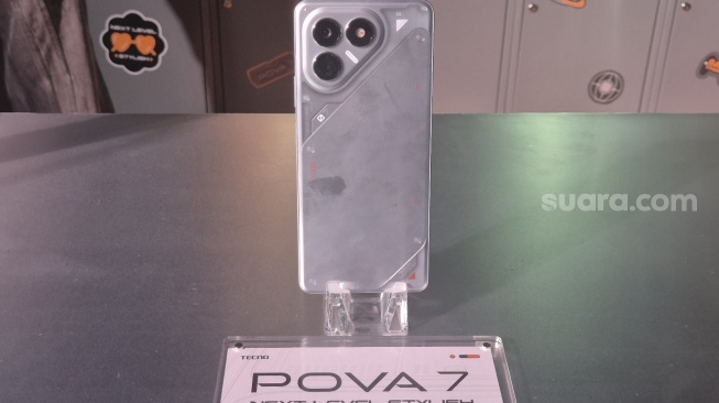 Peluncuran Tecno Pova 7 Series di Jakarta, Jumat (4/7/2025). [Suara.com/Dythia]