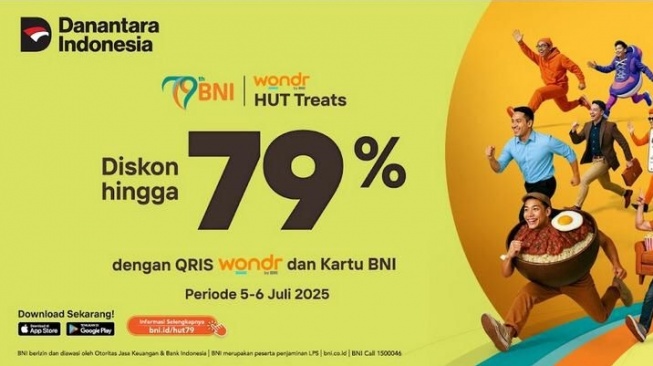 Sambut HUT ke-79, BNI Manjakan Nasabah dengan Promo Serba 79 dan Undian Spektakuler