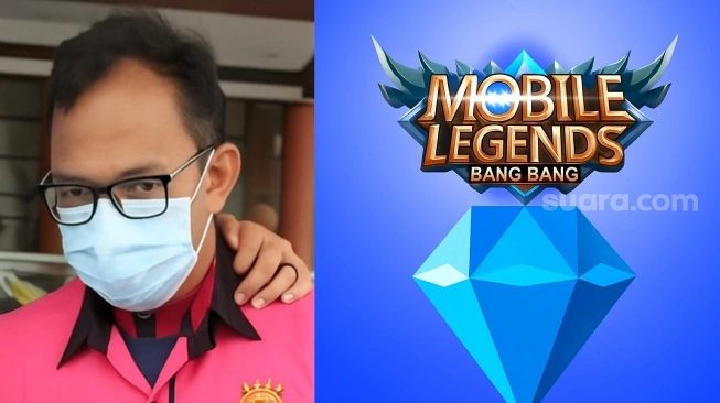 Sekretaris Desa atau Sekdes Cipaku, Majalengka, M Gian Gandana Sukma, korupsi dana desa Rp 513 juta untuk beli diamond game online Mobile Legends. [Suara.com]
