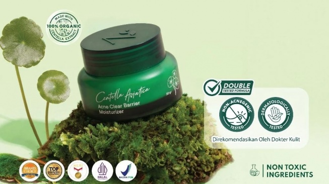 Moisturizer untuk kulit berminyak. (Shopee)