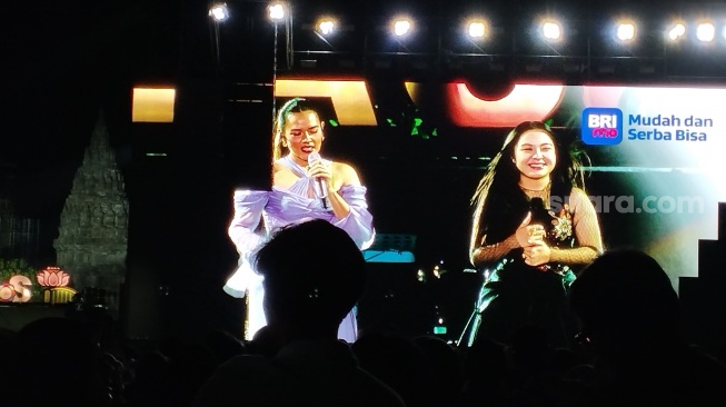 Tampil Perdana di Prambanan Jazz Festival, Bernadya 2 Kali Gugup untuk Alasan Berbeda. [Suara.com/Rosiana]