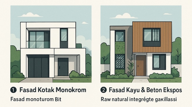 5 Desain Fasad Rumah Minimalis Paling Keren: Tampil Menonjol di Lingkungan Sekitar
