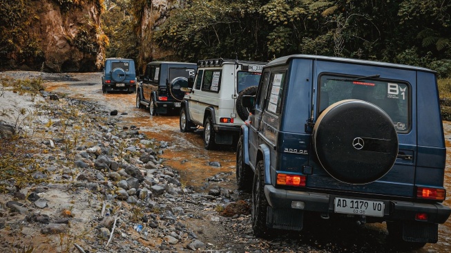 Mercedes Jip Indonesia (MJI) menggelar long touring tahunan dari Medan-Pekanbaru dengan total jarak tempuh sejauh 959 km. (Foto: MJI)