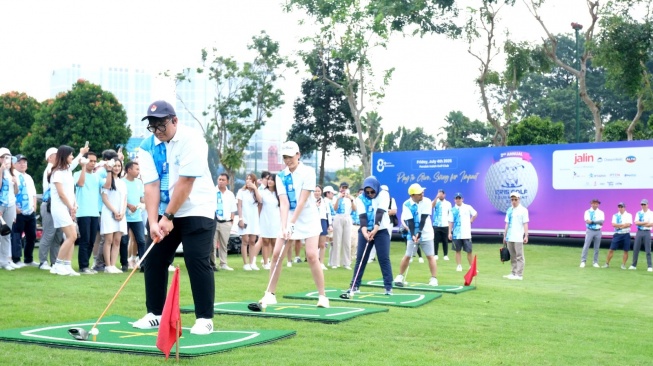 QRIS Golf Tournament 2025 galang donasi untuk pelatihan ividu Berkebutuhan Khusus (IBK) di House of Bake. (dok. Netzme)