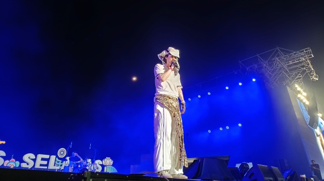 Eaj Park di Prambanan Jazz 2025 (Suara.com/Shevinna Putti)