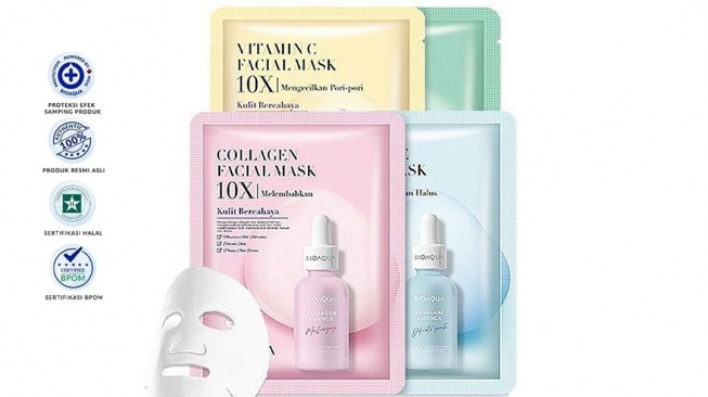 Masker anti aging. (Shopee)