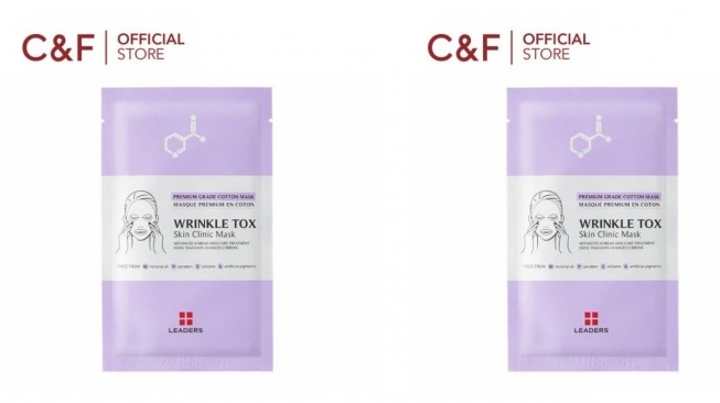 Masker anti aging. (Shopee)