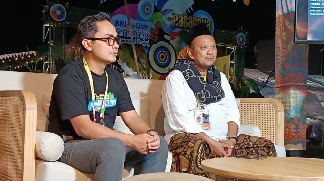 CEO dan Direktur Utama Rajawali Indonesia untuk Prambanan Jazz 2025 (Suara.com/Rosiana)