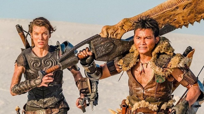Film Monster Hunter yang dibintangi Milla Jovovich dan Tony Jaa tayang malam ini di Trans TV. [YouTube]