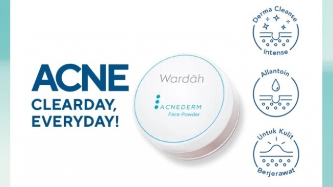 Wardah Acnederm Face Powder (Shopee)