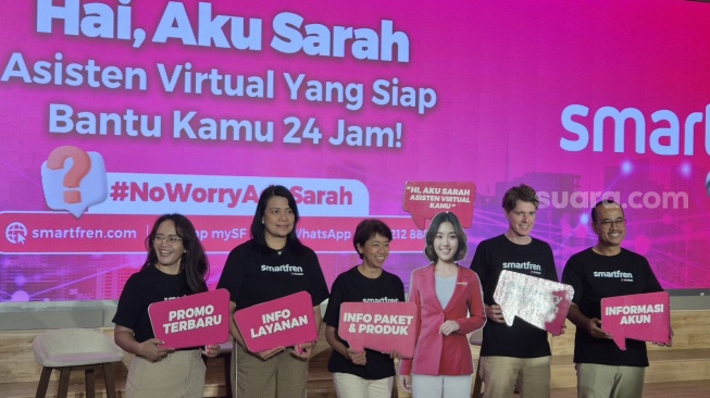 Smartfren Luncurkan Sarah, Asisten Virtual AI Siap Layani Pelanggan 24/7