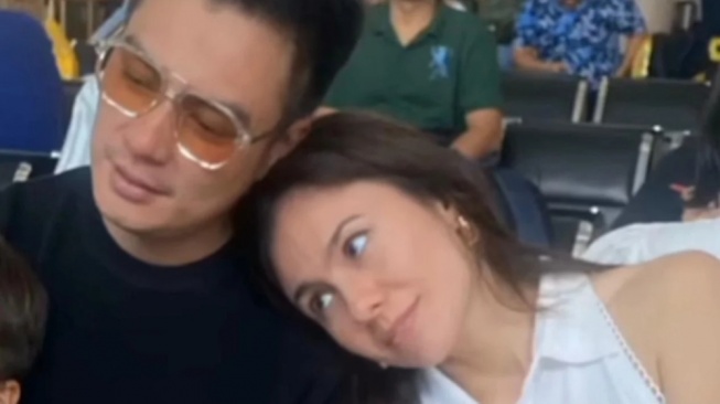 Baim Wong dan Wulan Guritno (TikTok)