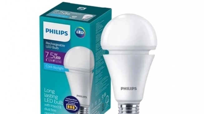 Philips LED Emergency Rechargeable 7.5w. [Shopee]
