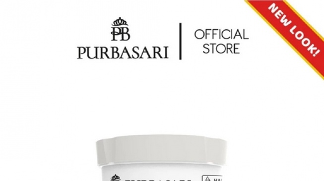 Purbasari Lulur Mandi Bengkoang Brightening Body Scrub, rekomendasi scrub badan yang bagus (Shopee)