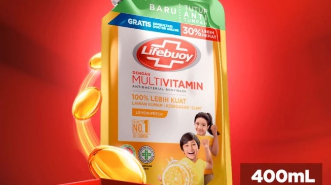 Sabun mandi yang bisa mencerahkan kulit. (Shopee)