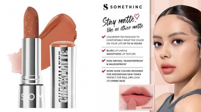 Tutorial Ombre Somethinc Checkmatte Biar Tidak Kering dan Terlihat Plumpy, Ternyata Ini Rahasianya!