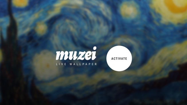 Aplikasi Wallpaper Bergerak Android - Muzei Live Wallpaper. [Google Play Store]