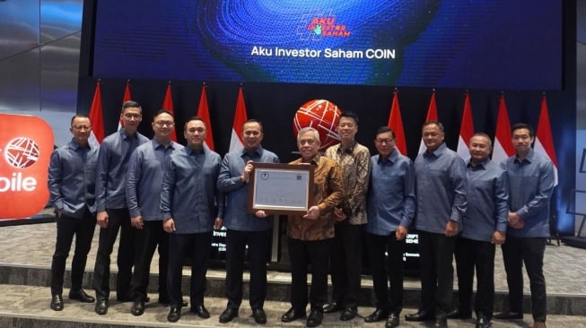 PT Indokripto Koin Semesta Tbk. (COIN) resmi mencatatkan sahamnya di Bursa Efek Indonesia (BEI) pada Rabu, 9 Juli 2025.