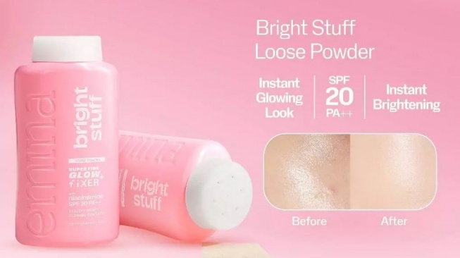 Bedak tabur dengan hasil akhir matter. (Shopee)