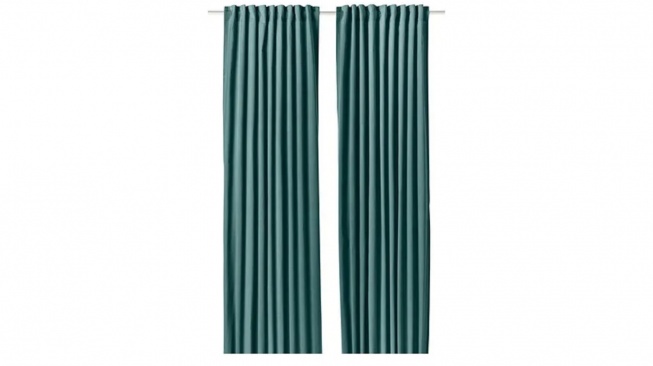 Warna gorden yang bikin ruangan tampak mewah dan elegan (Ikea)