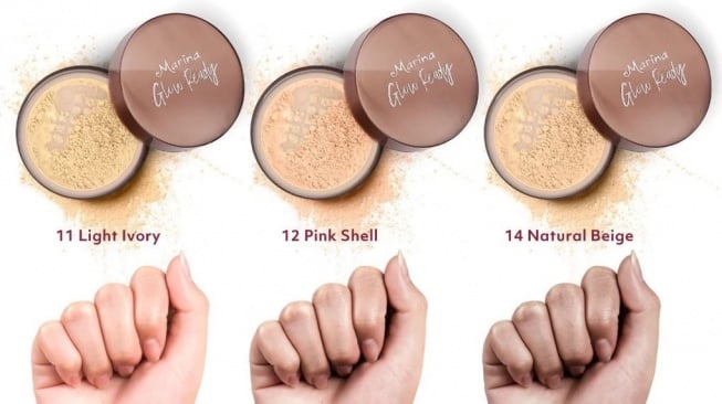 Bedak tabur dengan hasil akhir matter. (Shopee)