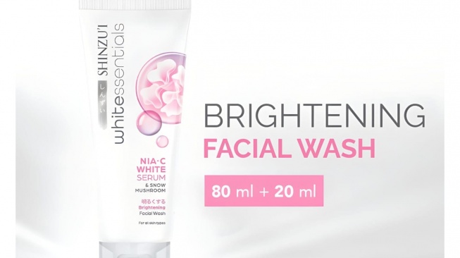 Shinzui White Essence Brightening Facial Wash (Shopee)