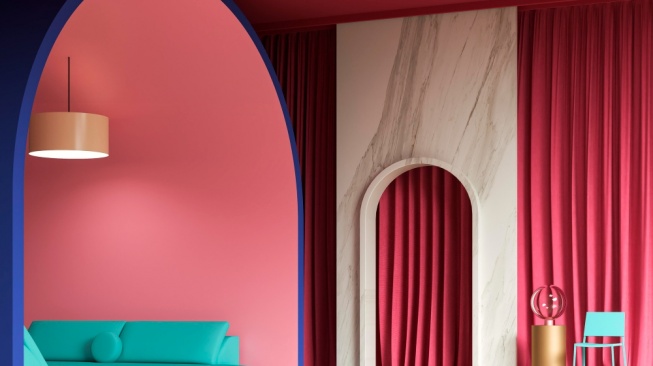 Warna gorden yang bikin ruangan tampak mewah dan elegan (Freepik)