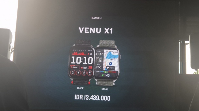 Peluncuran Garmin Venu X1 di Jakarta, Rabu (9/7/2025). [Suara.com/Dythia]
