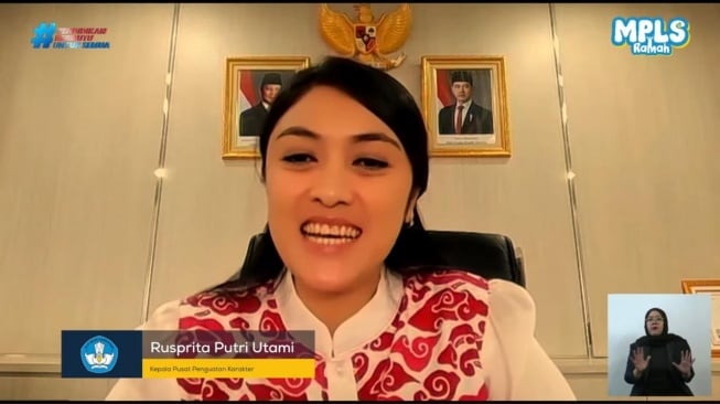 Kepala Pusat Penguatan Karakter, Rusprita Putri Utami (Dok: tangkap layar Kemendikdasmen)