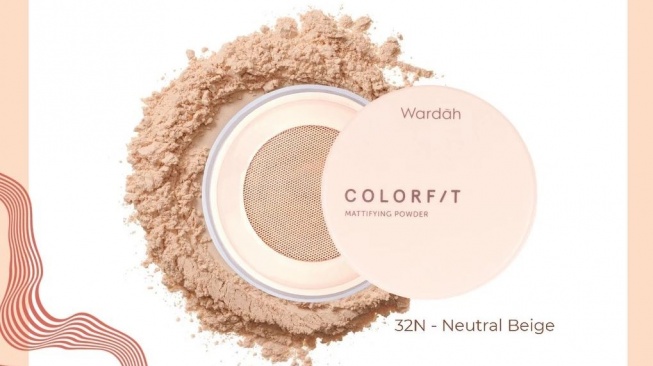 Bedak tabur dengan hasil akhir matter. (Shopee)