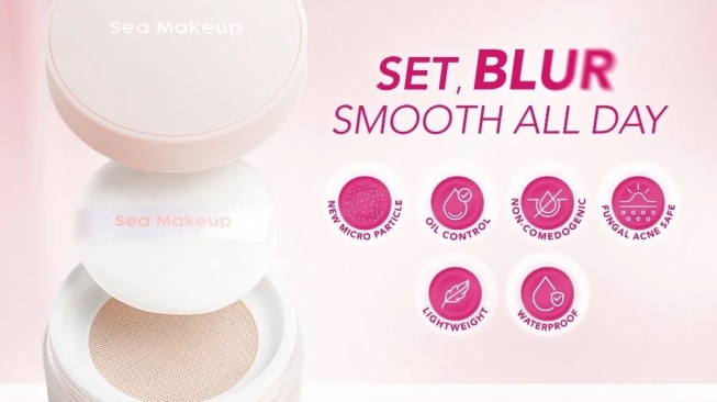 Bedak tabur dengan hasil akhir matter. (Shopee)