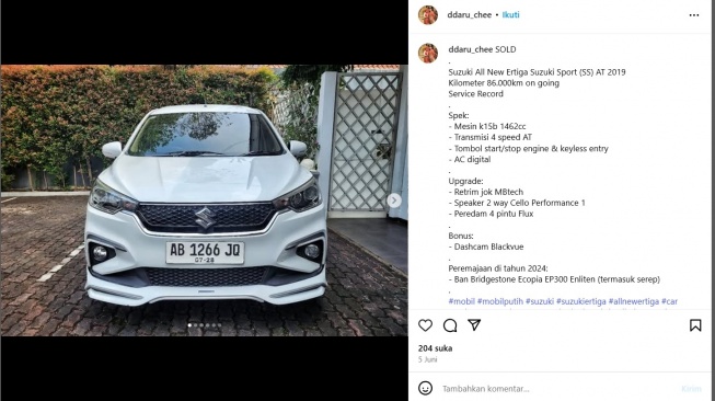 Unggahan Terakhir Diplomat Kemlu Arya Daru Sebelum Ditemukan Tewas dengan Kepala Dilakban. [Instagram]