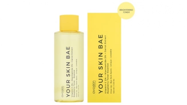 Avoskin Your Skin Bae Vitamin C 2% + Niacinamide 2% Toner (Shopee)