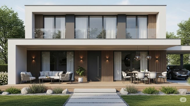 10 Desain Rumah Tipe 45 Minimalis Keren dan Estetik, Bikin Nyaman dan Bahagia!