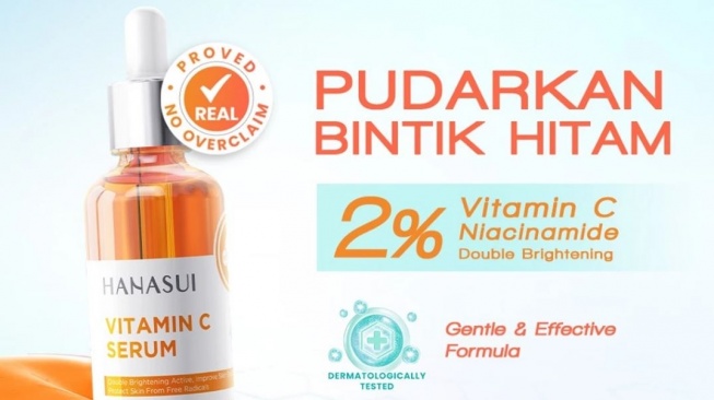 Serum Hanasui untuk flek hitam. (Shopee Hanasui Official Shop)