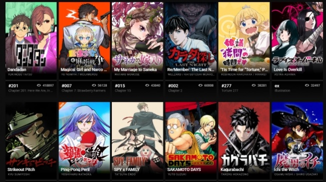 5 Rekomendasi Situs Baca Manga Legal Terbaik 2025, Resmi dan Cepat Updatenya!