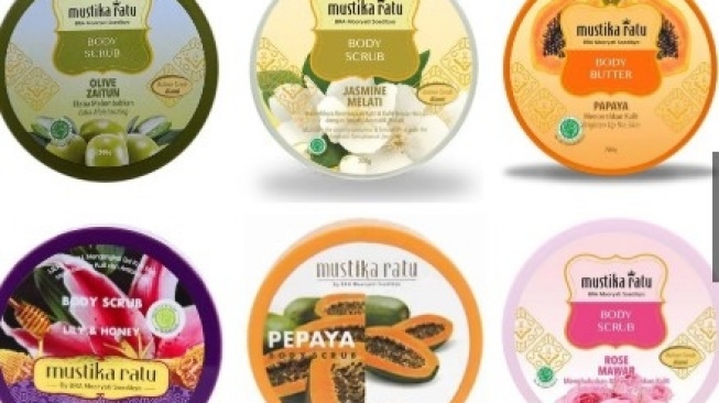 Mustika Ratu Body Scrub Mandi Susu